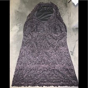 Le Chateau Lace dress grey XL